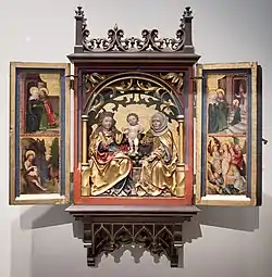 Retable de Sainte Anne Trinitaire.