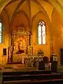 Retable de l'église Saint-Clément à Fontiers-Cabardès.