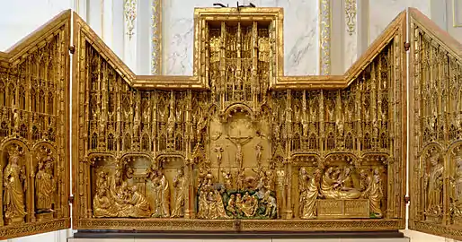 Retable de la crucifixion, panneau central.