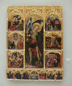 Retable de saint Michel archange du musée des beaux-arts de Valence