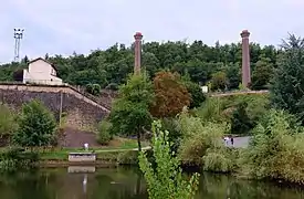 Retenue d'eau et Plateau des Forges du Gua.