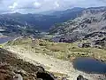 Lac glaciaire dans les monts Retezat.