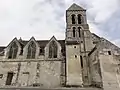 L'église Saint-Aubin.