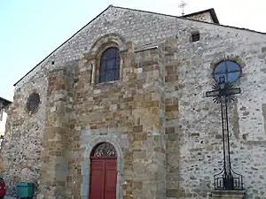 Façade occidentale de l'église