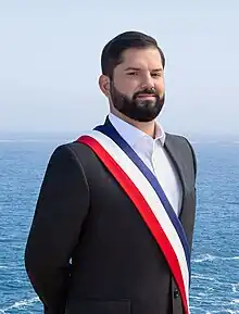 Gabriel Boric, président de la République depuis le 11 mars 2022.