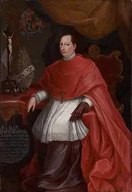 Archevêque Manuel José Rubio y Salinas, toile de 1751