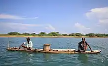 Retro-Style Catamaran at Pulicat-Lake-South-India