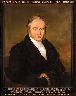 Caspar Reuvens, premier professeur d'archéologie au monde.
