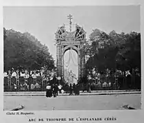 Arche lors de la visite du Tzar en 1901,