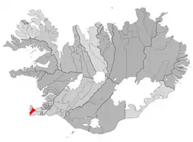 Localisation de Reykjanesbær