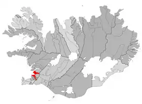 Localisation de Reykjavik