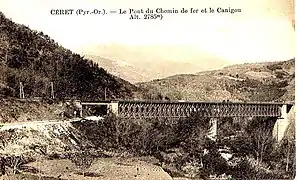 Vue d'ensemble du pont de Reynès.