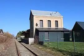 La gare en 1921.