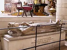 Photo du gisant de Richard Cœur de Lion
