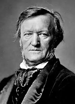 Photographie en noir et blanc de Wagner.