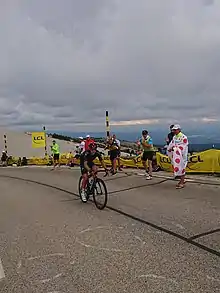 Richie Porte au Mont Ventoux lors du Tour de France 2021