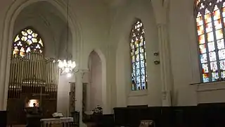 Intérieur de l'église anglicane