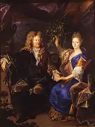 Hyacinthe Rigaud, Le comte Jan Andrzej Morsztyn et sa fille