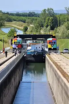 La pente d’eau en 2021 après sa rénovation.