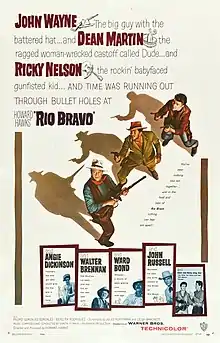 Description de l'image Rio Bravo (1959 poster).jpg.