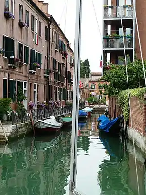 Le rio Morto, canal en cul-de-sac