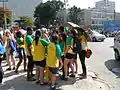 Pèlerins à Rio de Janeiro