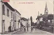 La rue du commerce au Buraliste 1907.