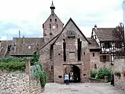 Fortifications- porte haute, Dolder, vieux mur- vestiges des murs d'enceinte- vestiges des murs d'enceinte- vestiges des murs d'enceinte