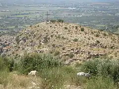 Vue de la réserve et du mont Catillo.