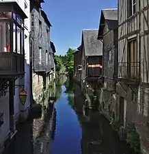 La Risle à Pont-Audemer.