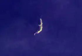 Image satellite de l'île Ritter.