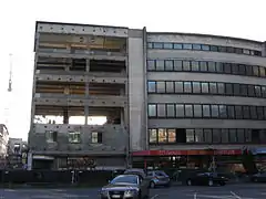 Démolition de l'ancien magasin Au Bon marché (février 2014).