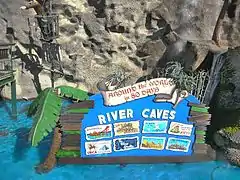 River Cave à Pleasure Beach, Blackpool en 2012.