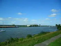 Le Noord et les rives sud de Kinderdijk.