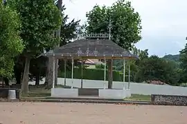 Le kiosque du parc Valfrey.