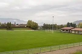 Le terrain de football du Levatel.