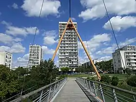 Le quartier depuis le fil d'Ariane.