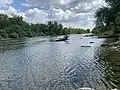 Basse vallée de l'Ain, confluence Ain-Rhône.