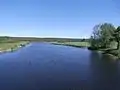 Rivière au Saumon en amont du pont du chemin de la Rivière aux Saumons près de Fontainebleau (Weedon).