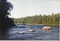 Rivière Chaudière à quelques kilomètres du lac Mégantic.