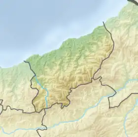 Voir sur la carte topographique de la province de Rize