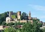 Vue d'ensemble du village de Châtillon.