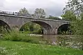 Le pont sur la Sarthe.