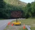 Lors de l'éclipse solaire du 21 août 2017 aux États-Unis