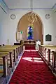 L'intérieur de l'église.