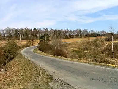 Route de Ledce à Horní Bříza.