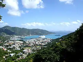 Road Town, Tortola, îles Vierges britanniques.
