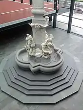 Fontaine Robba originale, située à la galerie nationale de Slovénie