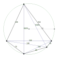 Pentagone de Robbins, de côtés 26, 80, 72, 136 et 154, et d'aire 13 104.