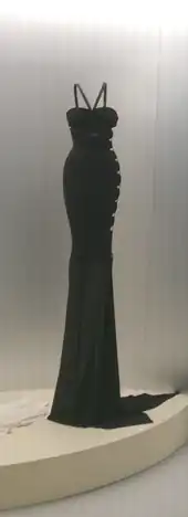 Longue robe noire.